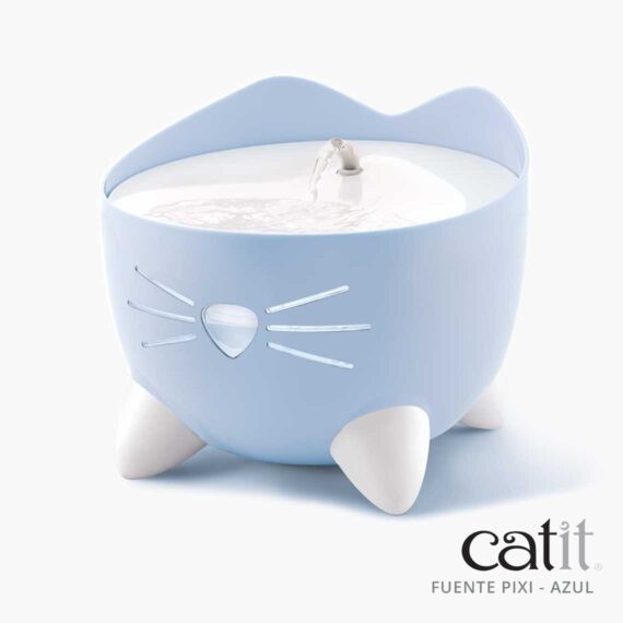 Cat It Pixi Bebedero Fuente 2,5 L Azul