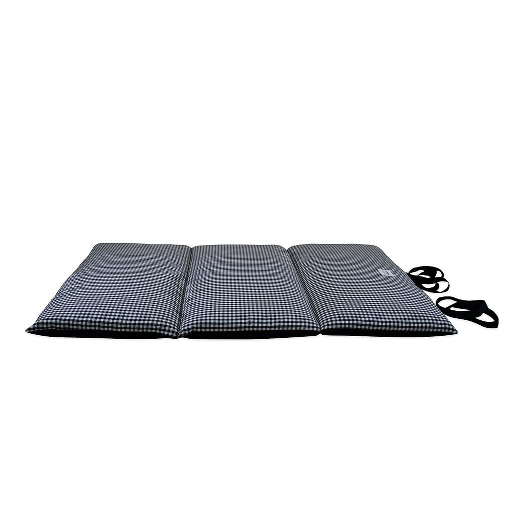 Yagu Colchón Zenda Vichy Negro 109x66x6 cm