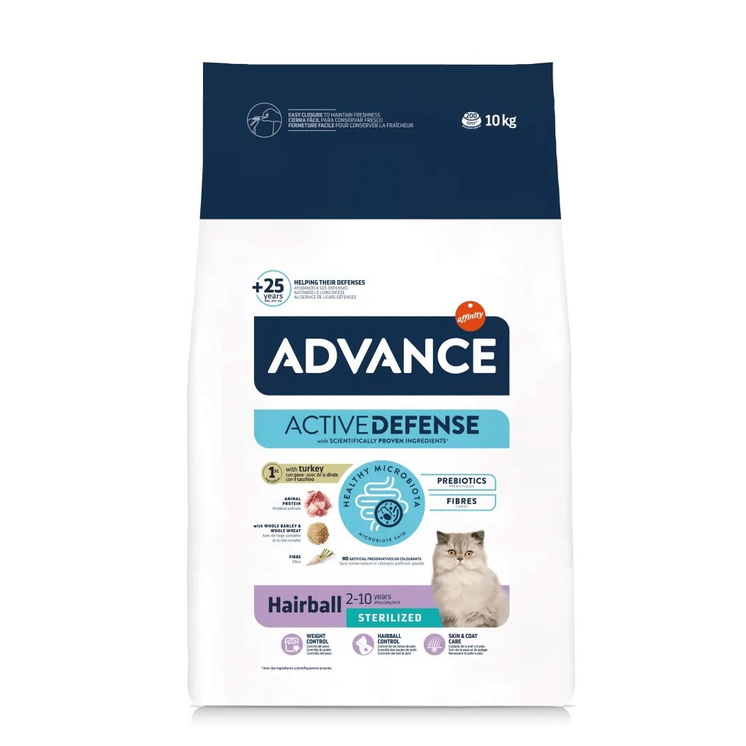 Advance Cat Sterilized Hairball 10 kg