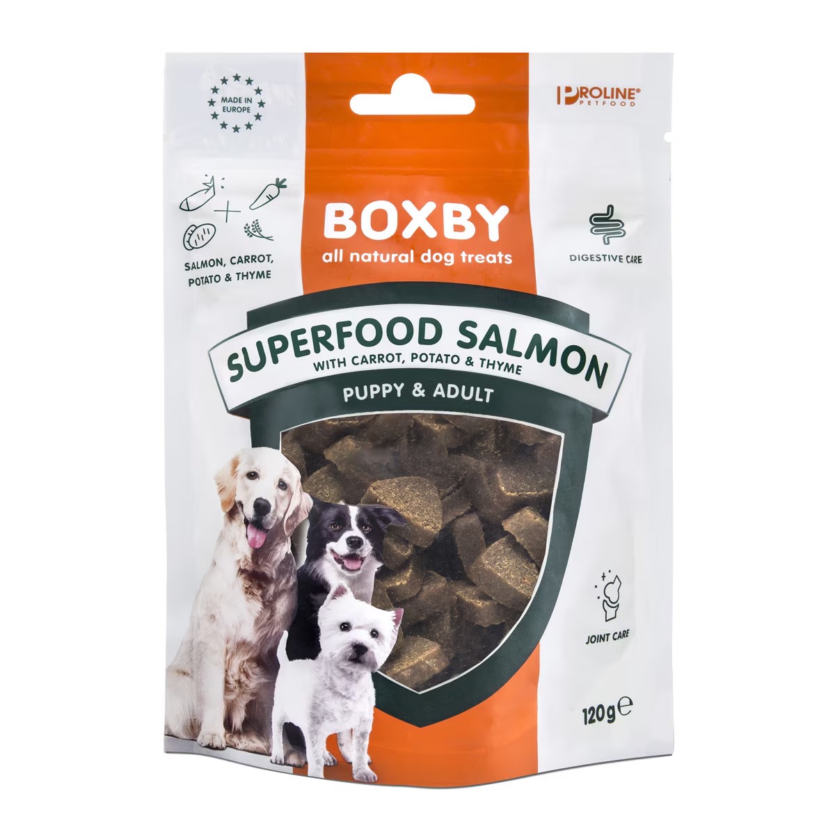 Boxby SuperFood Salmon Zanahoria y Tomillo 120 gr