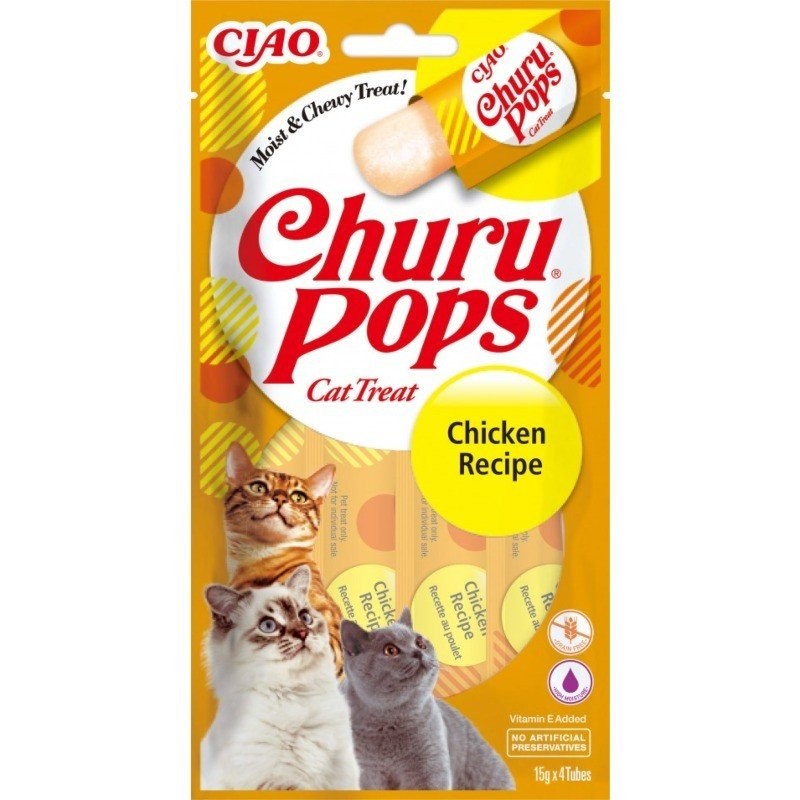 Churu Pops Receta de pollo 4x15 gr