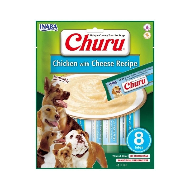 Churu Dog Receta de Pollo y Atún 8x20 gr