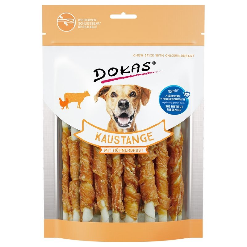 DOKAS Rollitos Masticables Buey con Pechuga de Pollo 200 gr