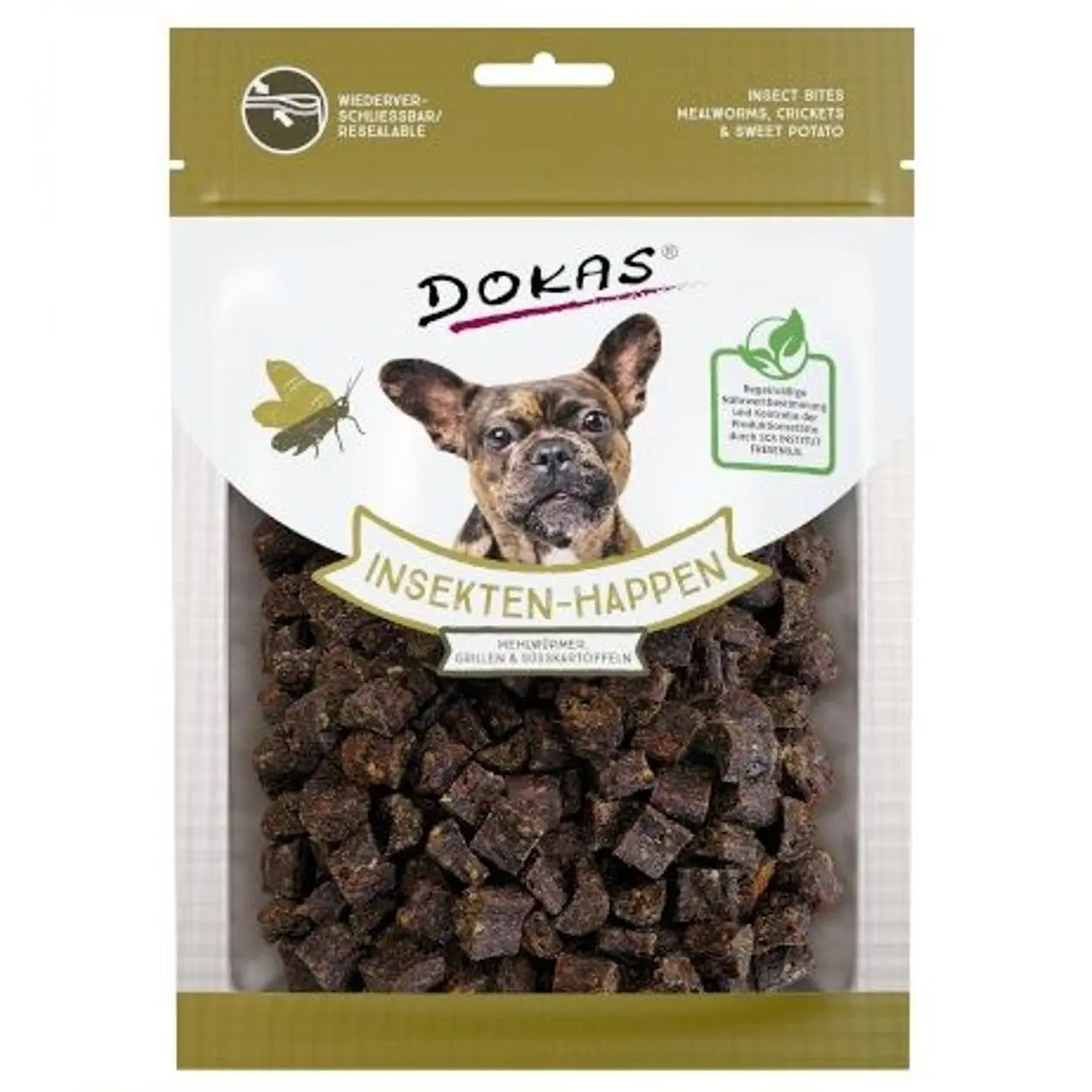 DOKAS Bocaditos Insectos Gusanos Grillos Boniato 100 gr