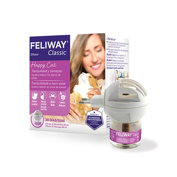 Feliway Classic Difusor Eléctrico + Recambio 48 ml