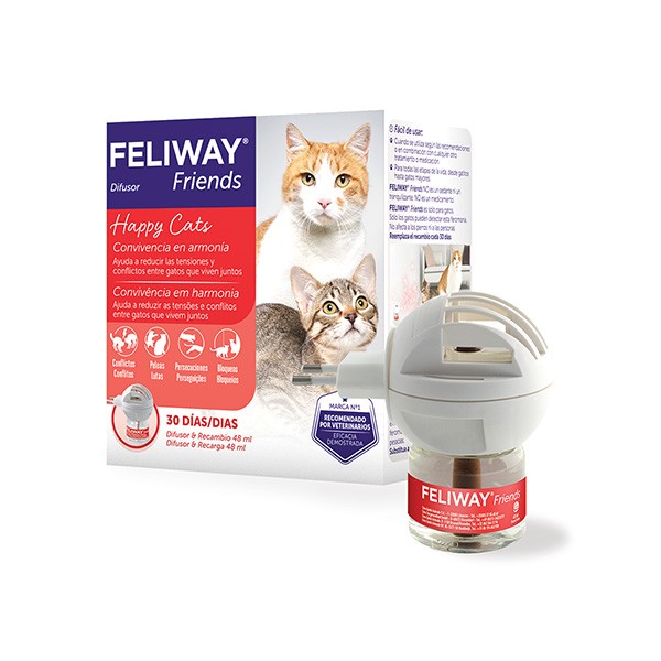 Feliway Friends Difusor + Recambio 48 ml