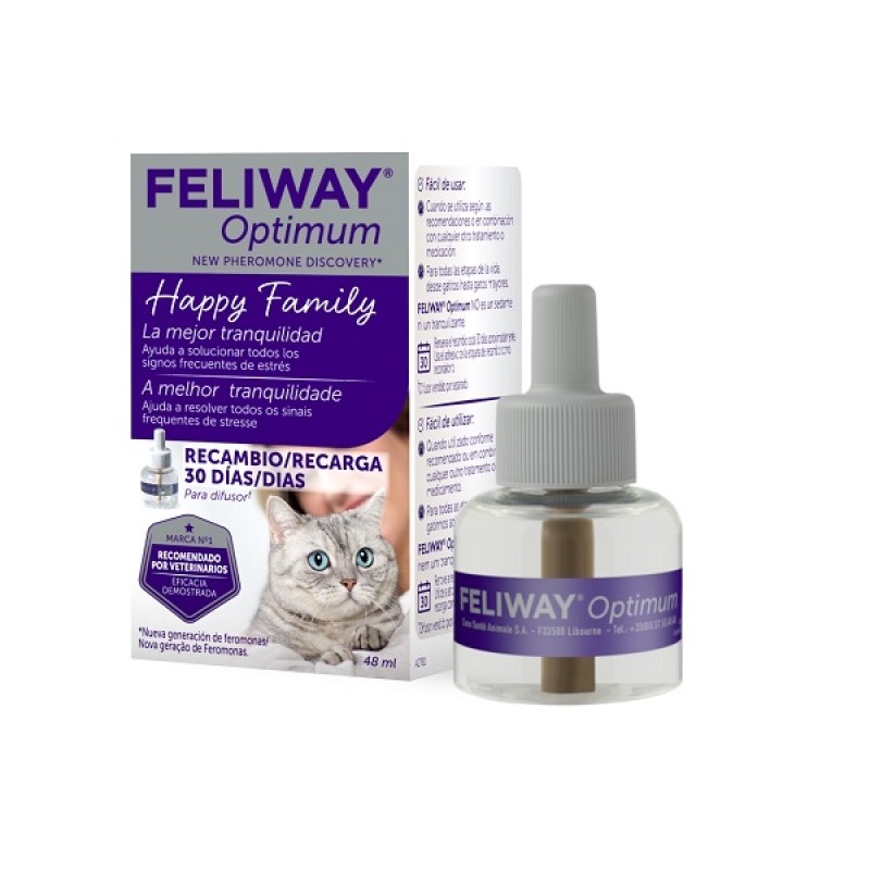 Feliway Optimum Recambio 48 ml
