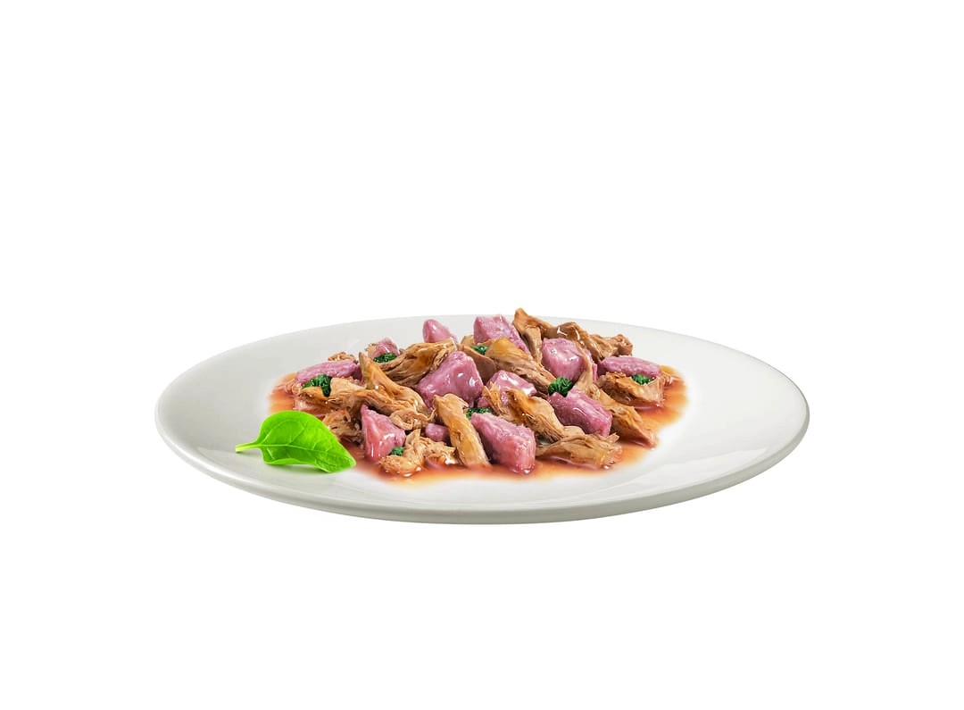 GOURMET GOLD Doble Placer Pescado Oceano & Espinacas 85 gr - Imagen 2