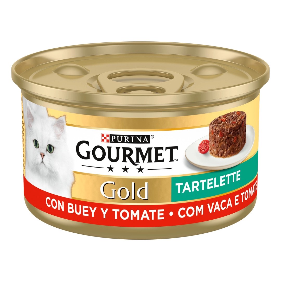 GOURMET GOLD Tartallette Buey y Tomate 85 gr