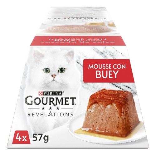 GOURMET REVELATIONS Mousse Buey 4*57 gr