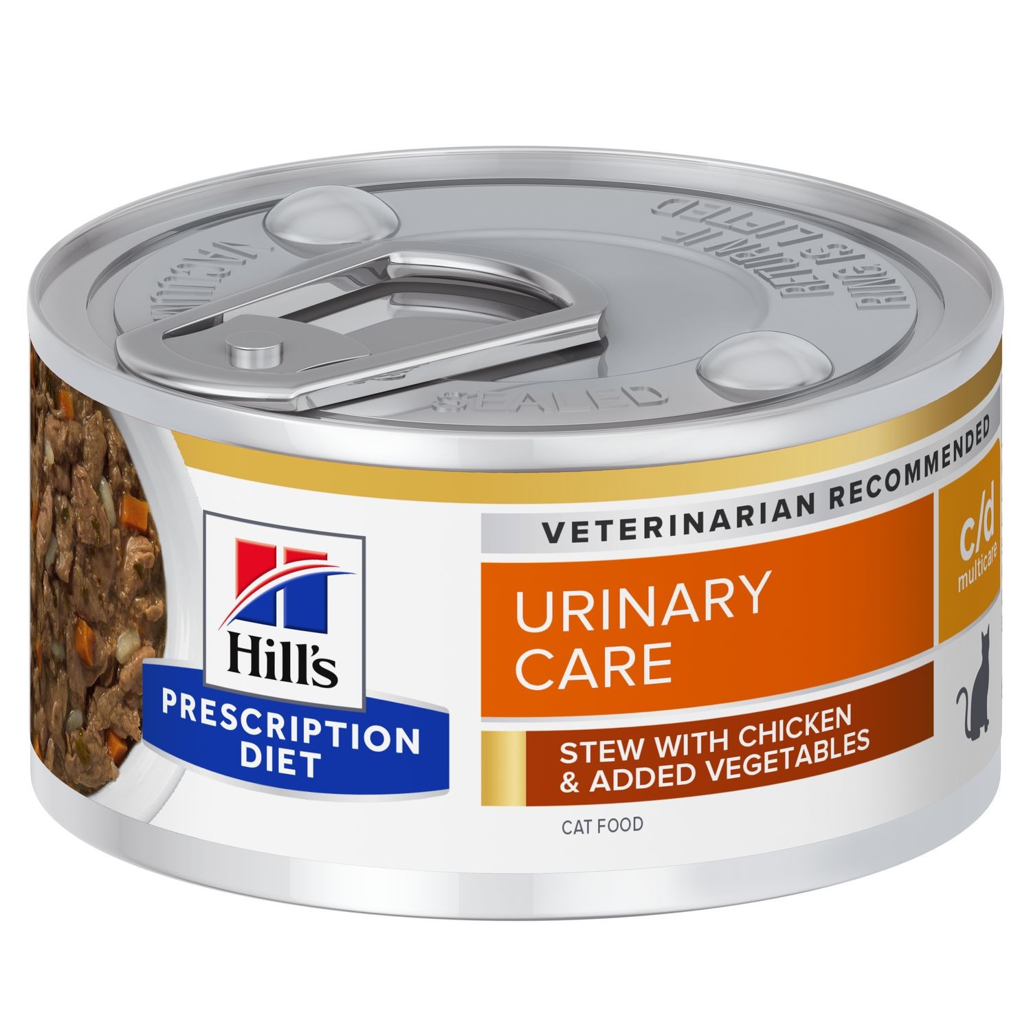 Hills PD Feline c/d Multicare Stew Pollo & Vegetales 82 gr