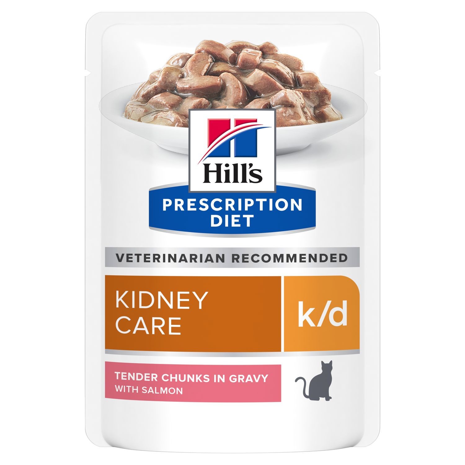 Hills PD Feline k/d con Salmón (bolsita) 85 gr