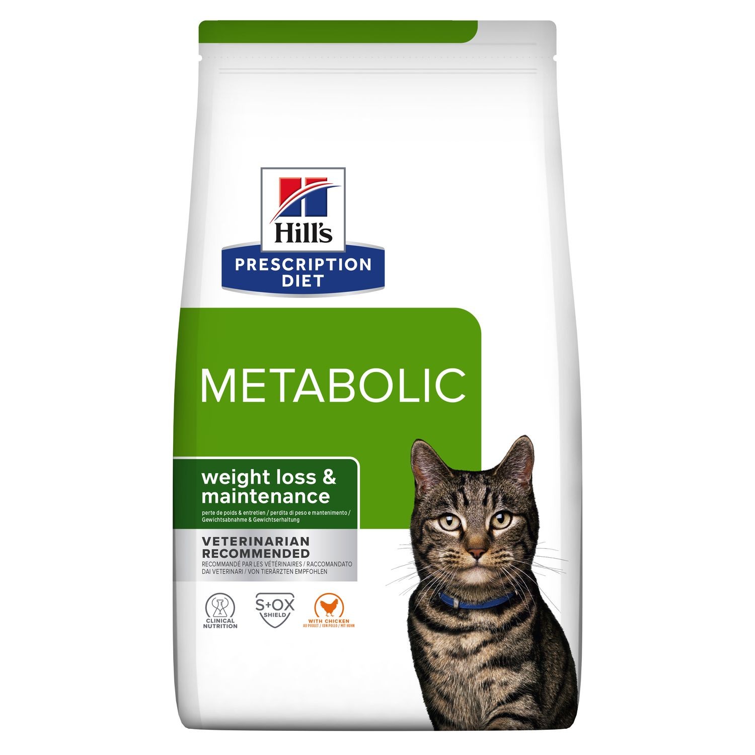 Hills PD Feline Metabolic Pollo 12 kg