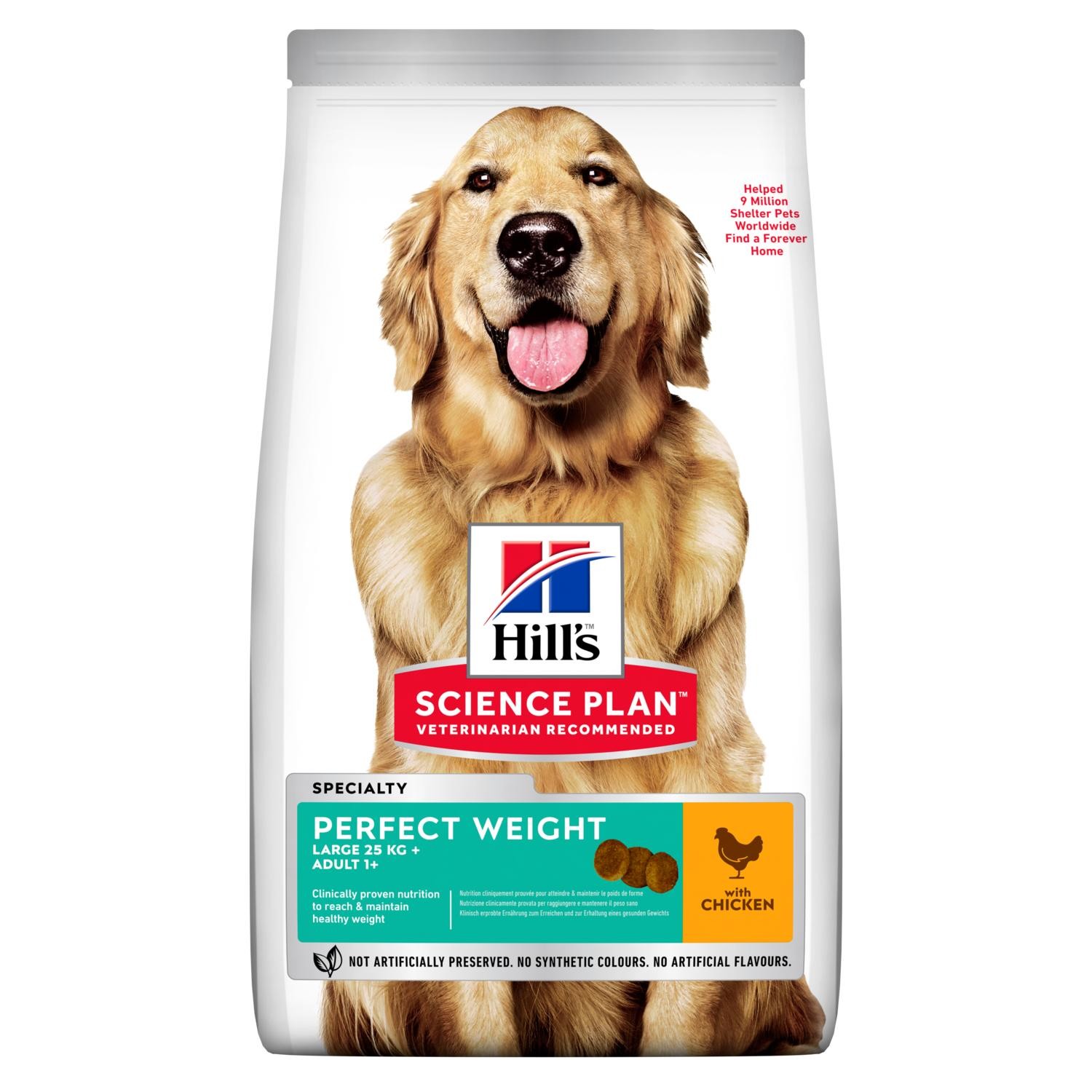 Hills SP Canine Adult Perfect Weight Large Pollo 12 kg