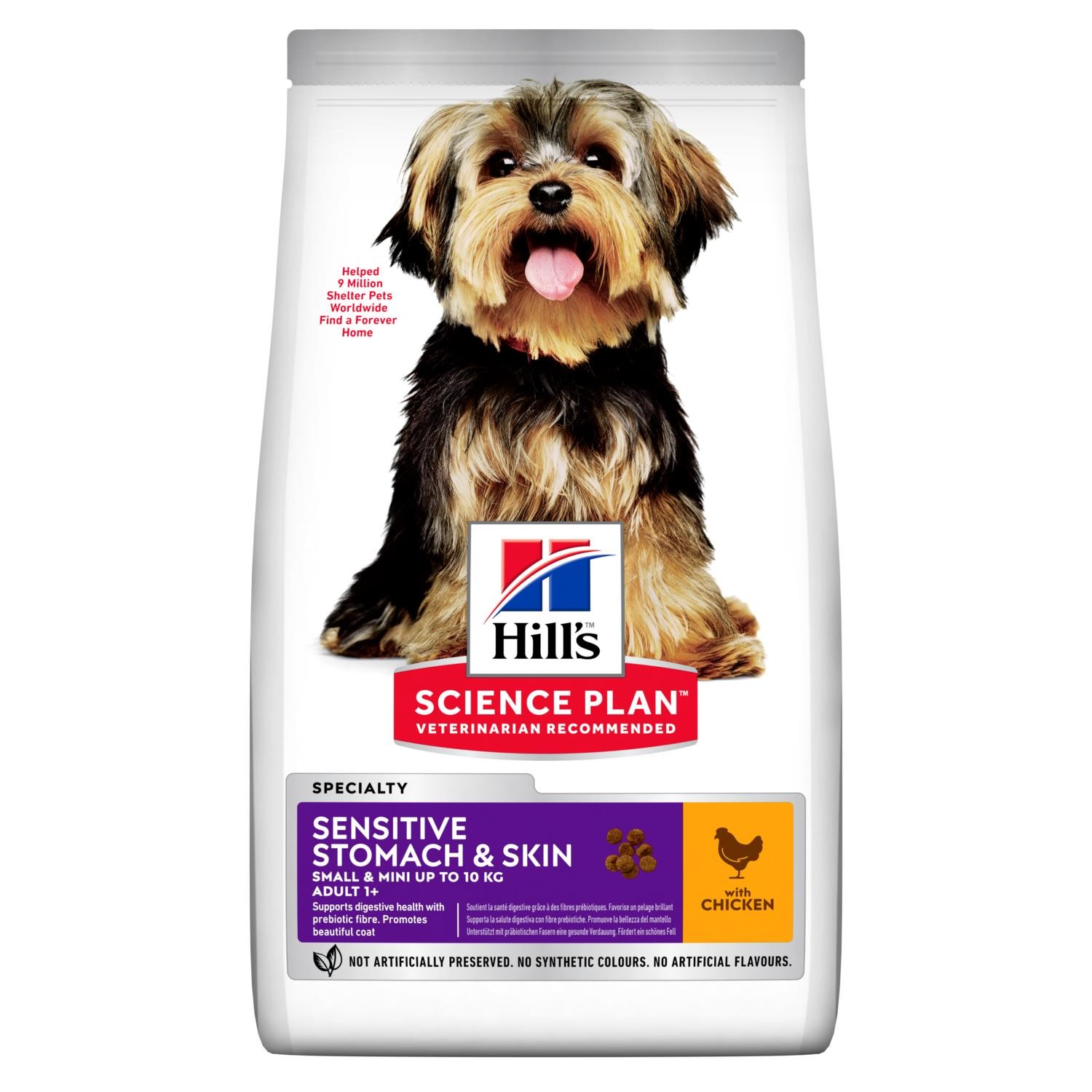 Hills SP Canine Adult Sensitive Stom & Skin Mini Pollo 1,5 kg
