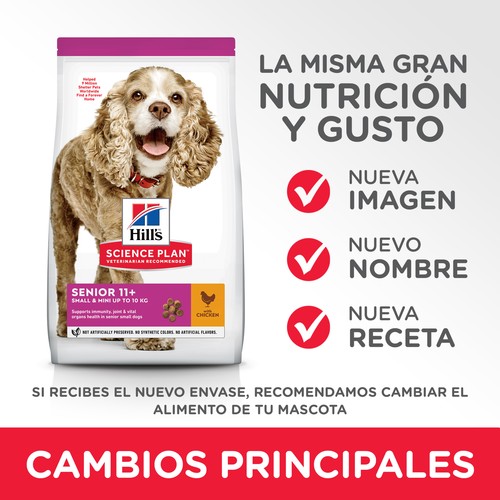 Hills SP Canine Senior 11+ Miniature Pollo 1,5 kg - Imagen 3