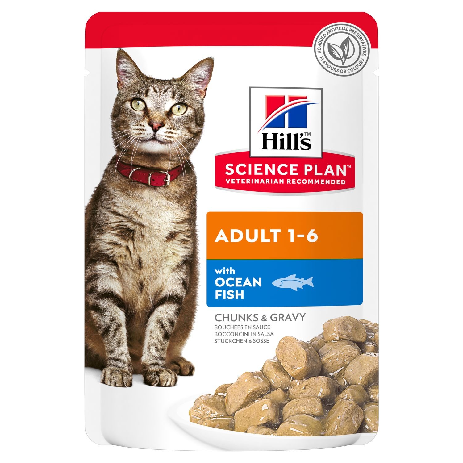 Hills SP Feline Adult Pescado Azul (Bolsita) 85 gr