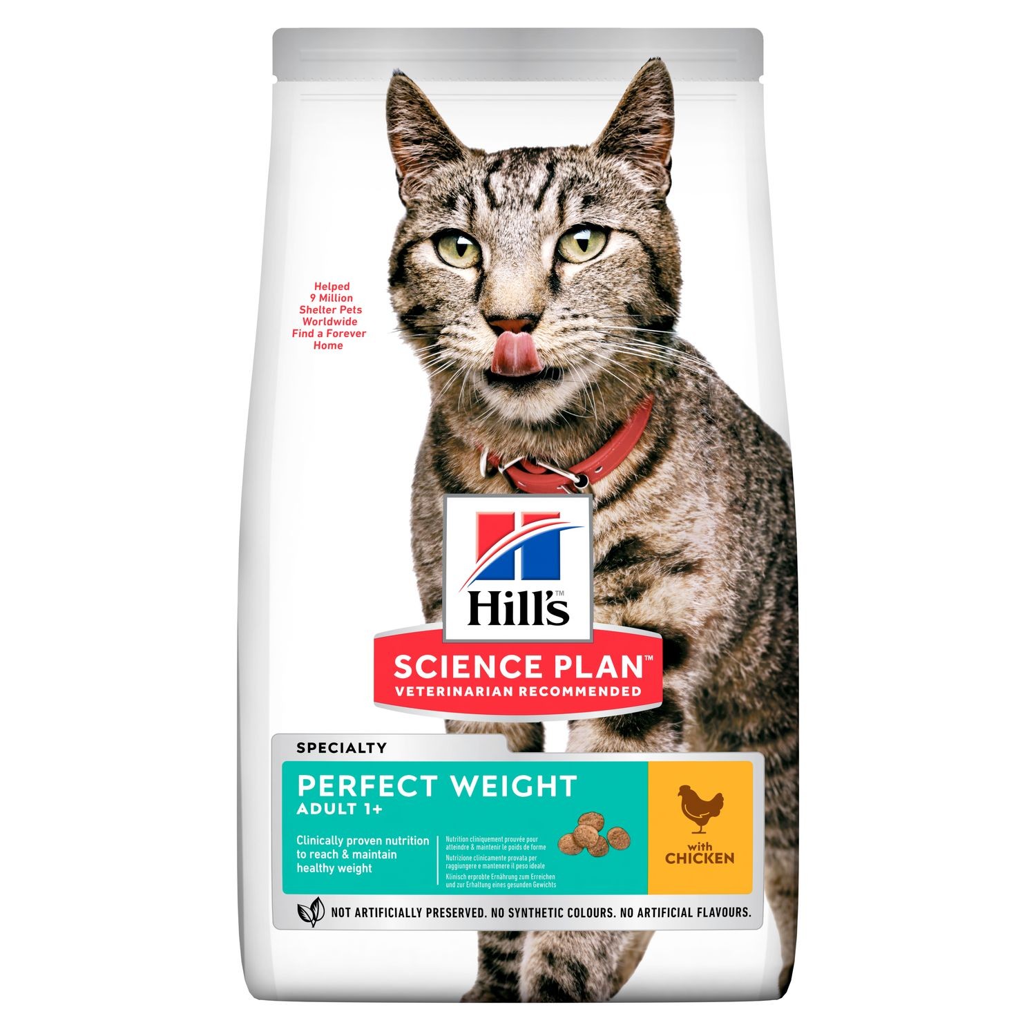 Hills SP Feline Adult Perfect Weight Pollo 1,5 kg