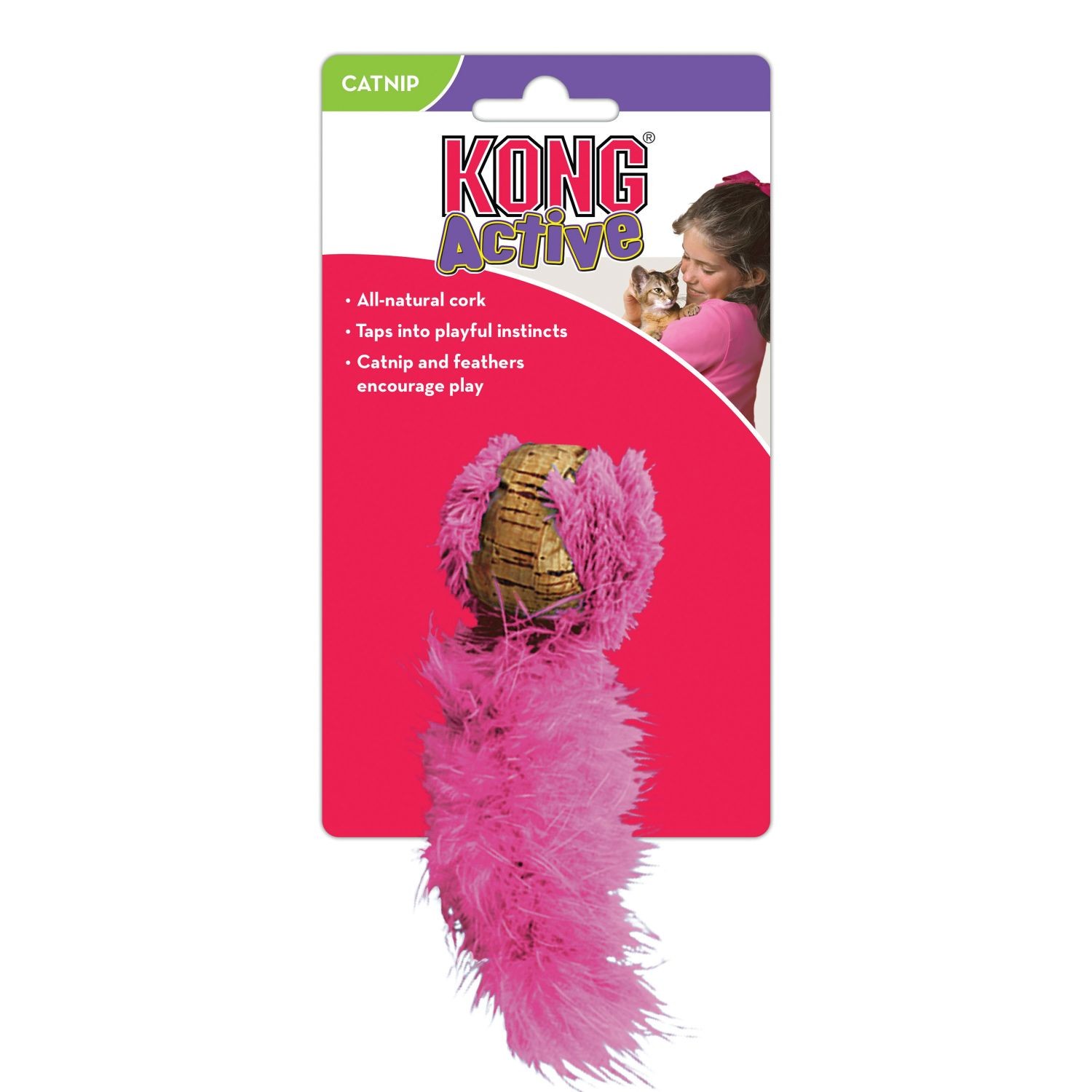 KONG Cat Cork Pelota de Corcho - Imagen 4