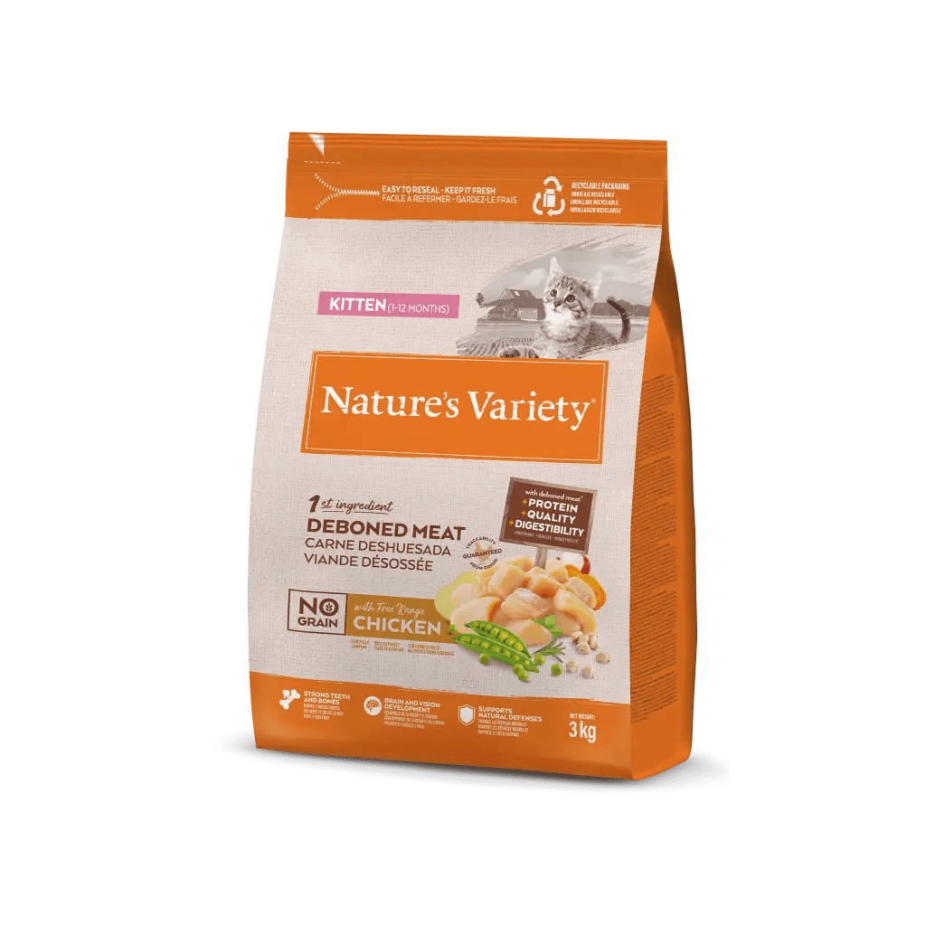 Natures Variety No Grain Kitten Pollo 3 kg