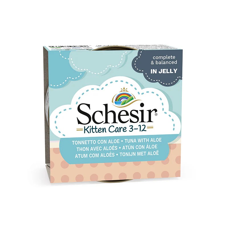 SCHESIR Kitten Atún con Aloe en Gelatina 85 gr