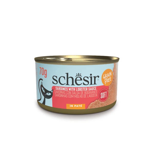 Schesir Gato Grill Pate de Sardina con Salsa de Bogavante 70 gr