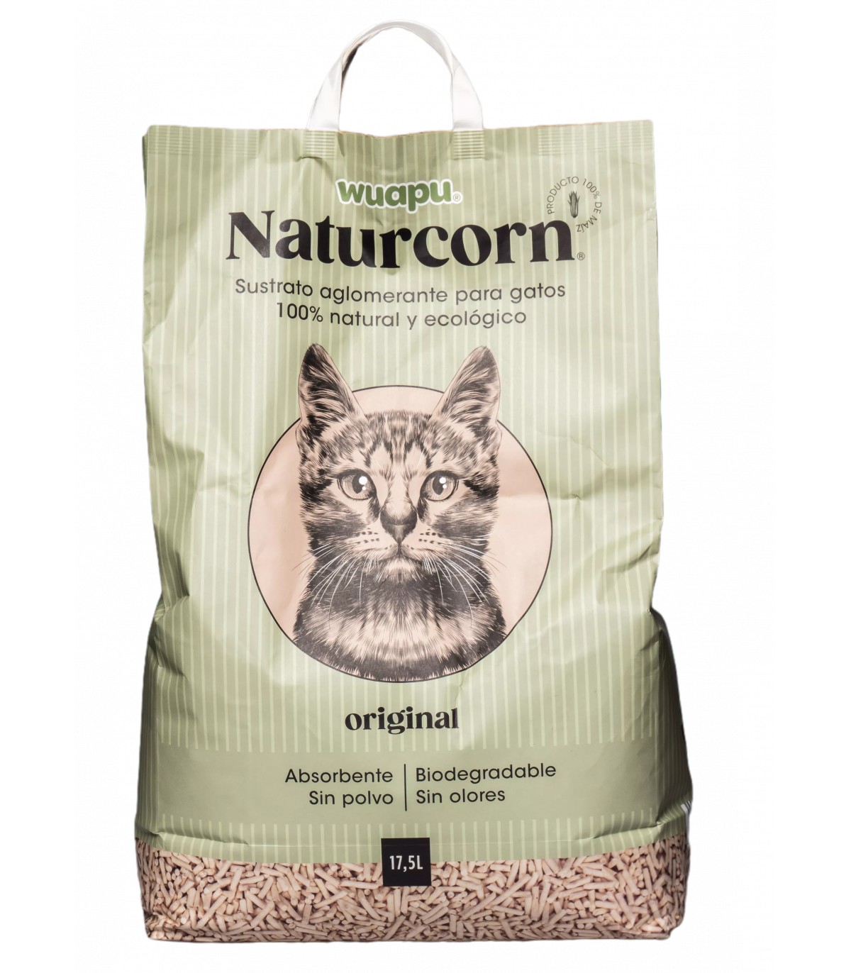 Wuapu NaturCorn Sustrato gatos biodegradable - Imagen 5