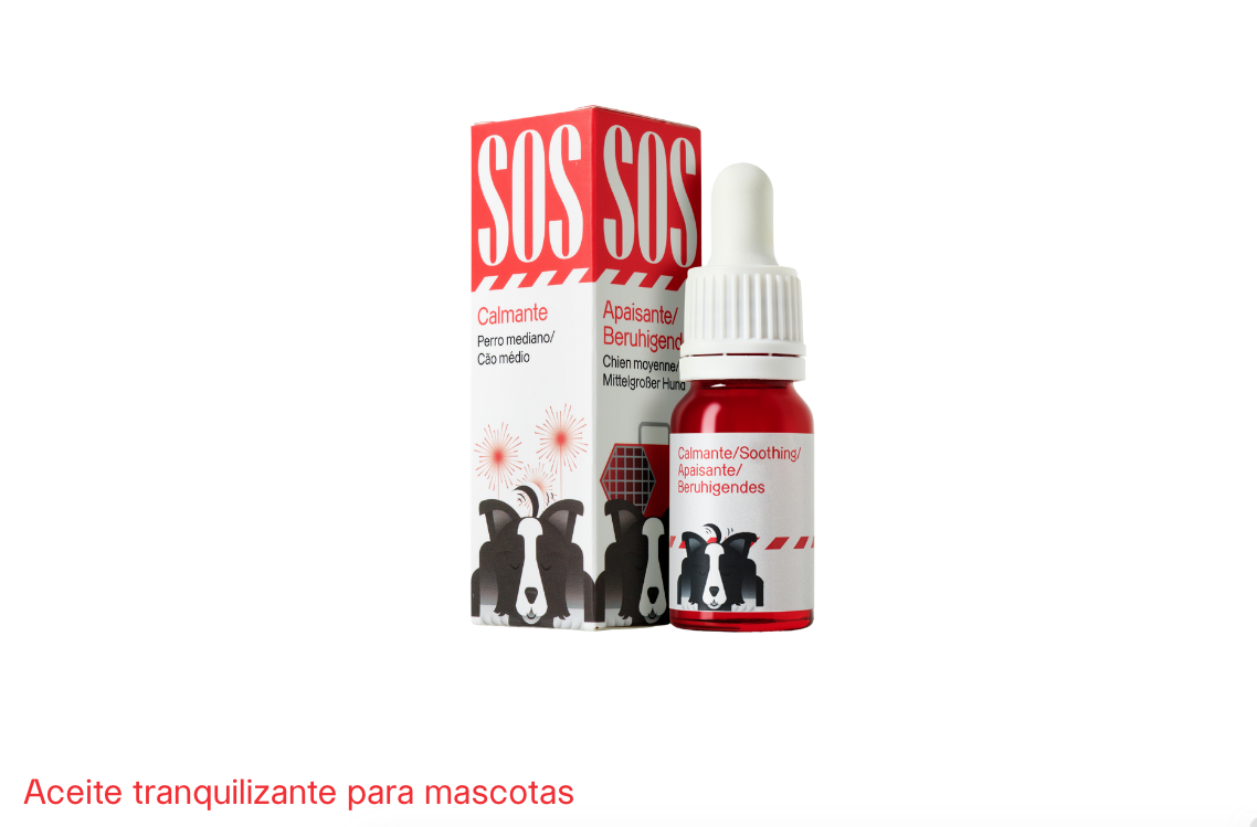 Aceite tranquilizante para mascotas