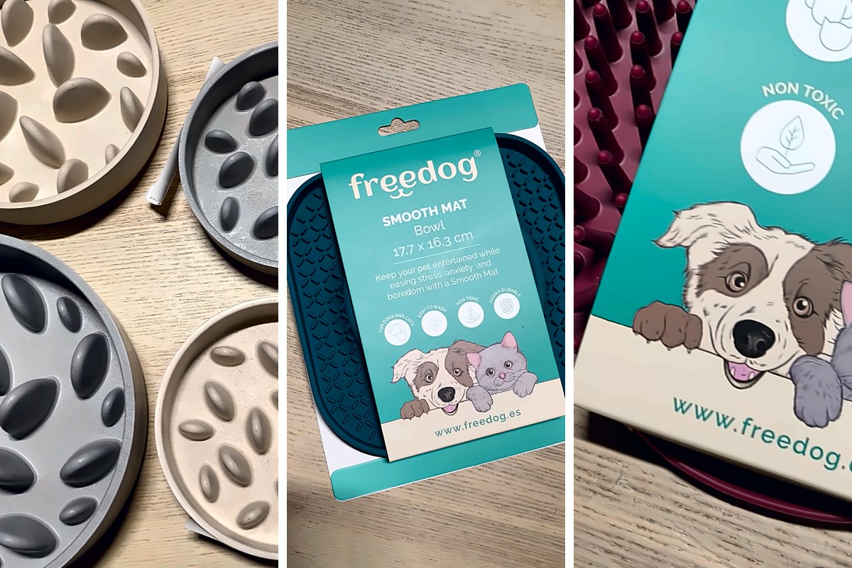 Comederos antivoracidad Freedog para que el perro coma despacio